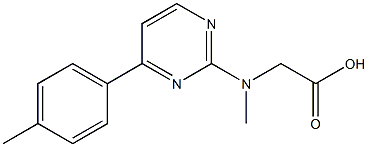 {methyl[4-(4-methylphenyl)-2-pyrimidinyl]amino}acetic acid