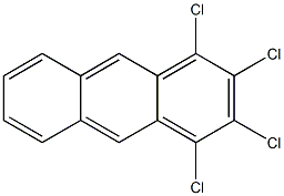 1,2,3,4-tetrachloroanthracene Struktur