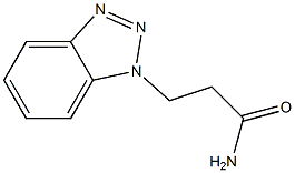 1H-ベンゾトリアゾール-1-プロパンアミド 化学構造式