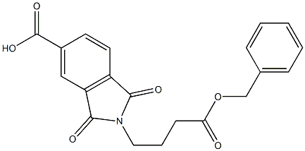  2-[4-(benzyloxy)-4-oxobutyl]-1,3-dioxo-5-isoindolinecarboxylic acid