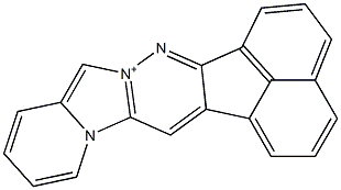 acenaphtho[1,2-e]pyrido[1',2':3,4]imidazo[1,2-b]pyridazin-8-ium Structure