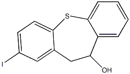 2-iodo-10,11-dihydrodibenzo[b,f]thiepin-10-ol Structure