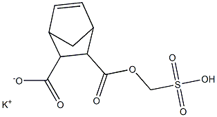 Sulfomethyl potassium humate Struktur
