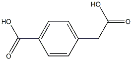 p-Carboxylphenylacetic acid Struktur