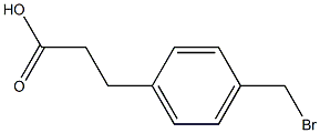 p-Bromomethylphenylpropionic acid Struktur