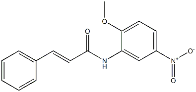 (E)-N-(2-methoxy-5-nitrophenyl)-3-phenyl-2-propenamide