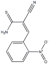 (Z)-2-cyano-3-(2-nitrophenyl)-2-propenethioamide