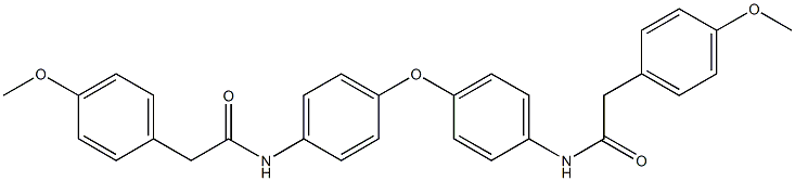 2-(4-methoxyphenyl)-N-[4-(4-{[2-(4-methoxyphenyl)acetyl]amino}phenoxy)phenyl]acetamide|