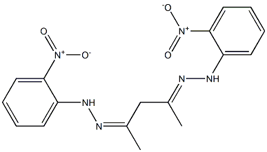 2,4-pentanedione bis[N-(2-nitrophenyl)hydrazone] Structure