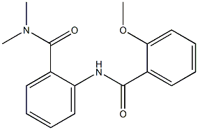 2-[(2-methoxybenzoyl)amino]-N,N-dimethylbenzamide