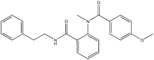 2-[(4-methoxybenzoyl)(methyl)amino]-N-phenethylbenzamide