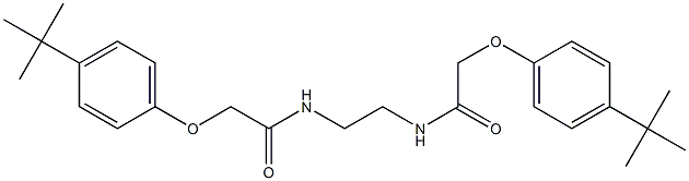 2-[4-(tert-butyl)phenoxy]-N-[2-({2-[4-(tert-butyl)phenoxy]acetyl}amino)ethyl]acetamide,,结构式