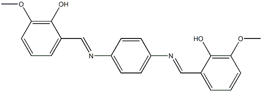 2-{[(4-{[(E)-(2-hydroxy-3-methoxyphenyl)methylidene]amino}phenyl)imino]methyl}-6-methoxyphenol