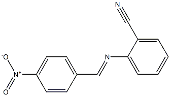 2-{[(E)-(4-nitrophenyl)methylidene]amino}benzonitrile