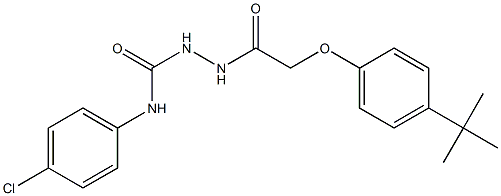 2-{2-[4-(tert-butyl)phenoxy]acetyl}-N-(4-chlorophenyl)-1-hydrazinecarboxamide