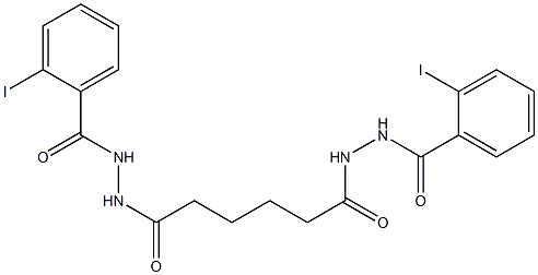 2-iodo-N'-{6-[2-(2-iodobenzoyl)hydrazino]-6-oxohexanoyl}benzohydrazide