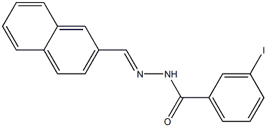 3-iodo-N'-[(E)-2-naphthylmethylidene]benzohydrazide