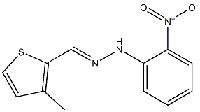  3-methyl-2-thiophenecarbaldehyde N-(2-nitrophenyl)hydrazone