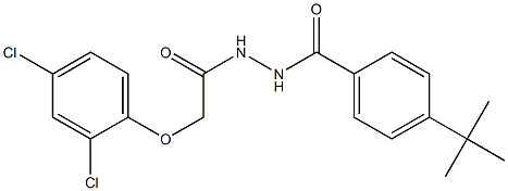4-(tert-butyl)-N'-[2-(2,4-dichlorophenoxy)acetyl]benzohydrazide