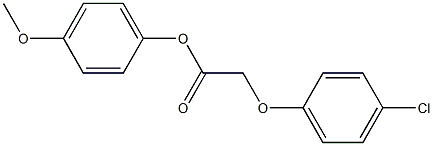 4-methoxyphenyl 2-(4-chlorophenoxy)acetate Structure