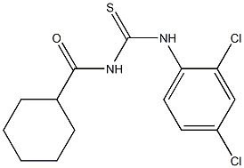  N-(cyclohexylcarbonyl)-N'-(2,4-dichlorophenyl)thiourea