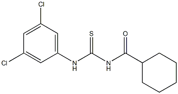  N-(cyclohexylcarbonyl)-N'-(3,5-dichlorophenyl)thiourea