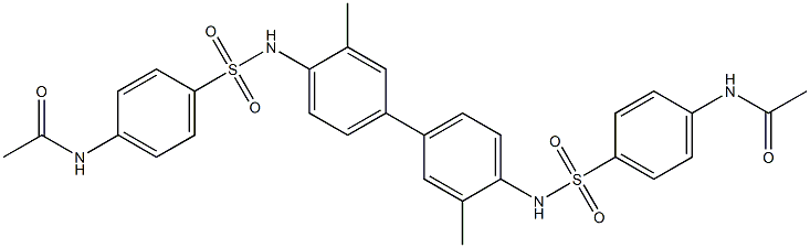 N-[4-({[4'-({[4-(acetylamino)phenyl]sulfonyl}amino)-3,3'-dimethyl[1,1'-biphenyl]-4-yl]amino}sulfonyl)phenyl]acetamide