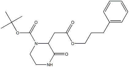 tert-butyl 3-oxo-2-[2-oxo-2-(3-phenylpropoxy)ethyl]-1-piperazinecarboxylate