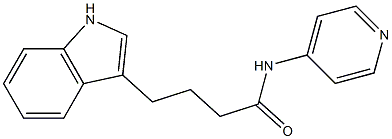 4-(1H-indol-3-yl)-N-(4-pyridinyl)butanamide Structure