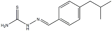 2-[(E)-(4-isobutylphenyl)methylidene]-1-hydrazinecarbothioamide