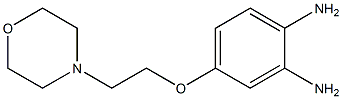 4-(2-morpholinoethoxy)benzene-1,2-diamine Struktur