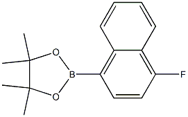2-(1-氟萘-4基)-4,4,5,5-四甲基-1,3,2-二氧硼烷, , 结构式