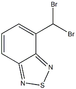 4-(二溴甲基)-2,1,3-苯并噻重氮, , 结构式