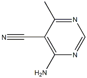 4-Amino-6-methylpyrimidine-5-carbonitrile ,97% 化学構造式