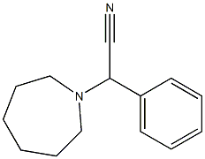 azepan-1-yl(phenyl)acetonitrile Struktur