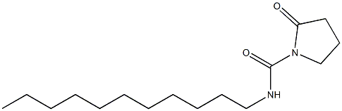 1-(ウンデシルカルバモイル)-2-ピロリドン 化学構造式