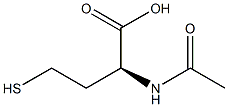 (S)-2-Acetylamino-4-mercaptobutyric acid Structure