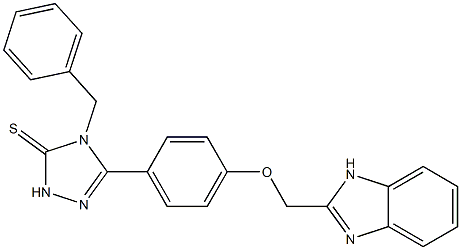 5-[4-[(1H-Benzimidazol-2-yl)methoxy]phenyl]-4-benzyl-2H-1,2,4-triazole-3(4H)-thione