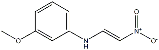 (E)-1-[(3-Methoxyphenyl)amino]-2-nitroethene