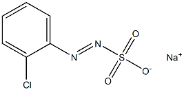 o-Chlorobenzenediazosulfonic acid sodium salt Struktur