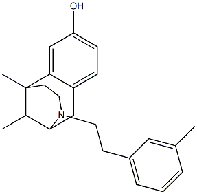 1,2,3,4,5,6-Hexahydro-6,11-dimethyl-3-[2-(m-tolyl)ethyl]-2,6-methano-3-benzazocin-8-ol