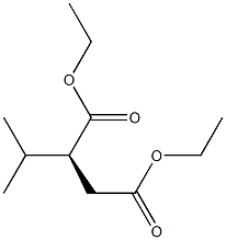 [S,(+)]-(1-Methylethyl)succinic acid diethyl ester Struktur