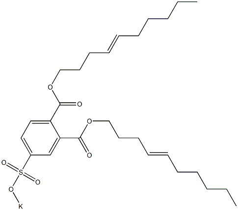 4-(Potassiosulfo)phthalic acid di(4-decenyl) ester