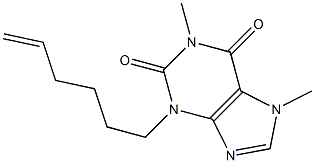3-(5-Hexenyl)-1,7-dimethylxanthine|