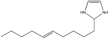 2-(5-デセニル)-4-イミダゾリン 化学構造式