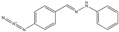 p-Azidobenzaldehyde phenyl hydrazone Structure