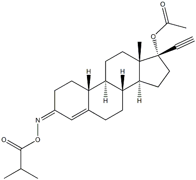 (17R)-17-(Acetyloxy)-19-norpregn-4-en-20-yn-3-one O-isobutyryl oxime