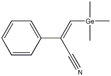 (Z)-2-Phenyl-3-(trimethylgermyl)propenenitrile