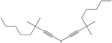 Butyl(3,3-dimethyl-1-butynyl) sulfide Structure