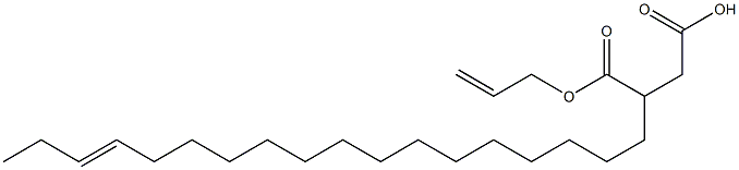 3-(15-Octadecenyl)succinic acid 1-hydrogen 4-allyl ester Structure